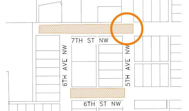 Construction notice for April 19, 2024.